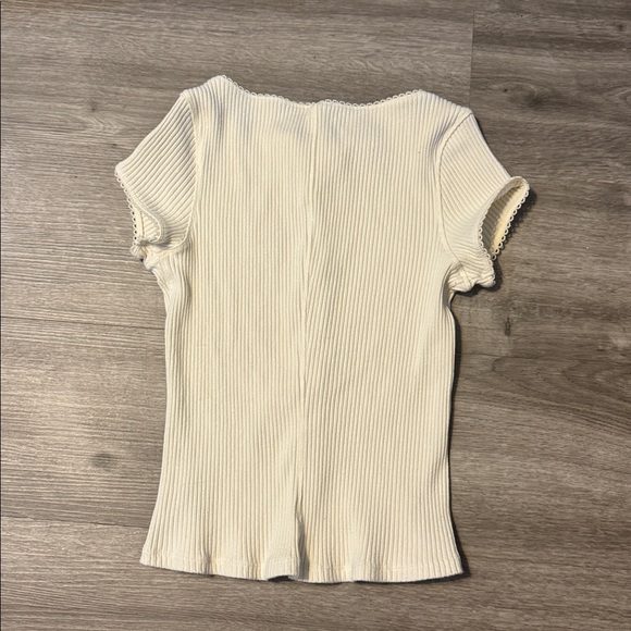 Free People Intimately Most Wanted Cardigan Tee — Ivory - Picture 3 of 8